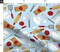 Kitchen Blue Chef Cook Cooking Love Food Baking Custom Printed Fabric by Spoonflower Various Fabrics by the Yard or Fat Quarter